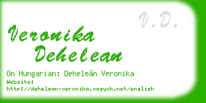 veronika dehelean business card